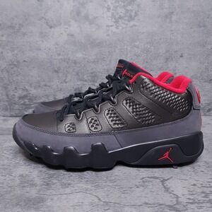 NIKE AIR JORDAN 9 Golf Shoes Mens Size 8 Black Charcoal True Red FJ5934-002